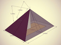 тент пирамида самодельный эскиз