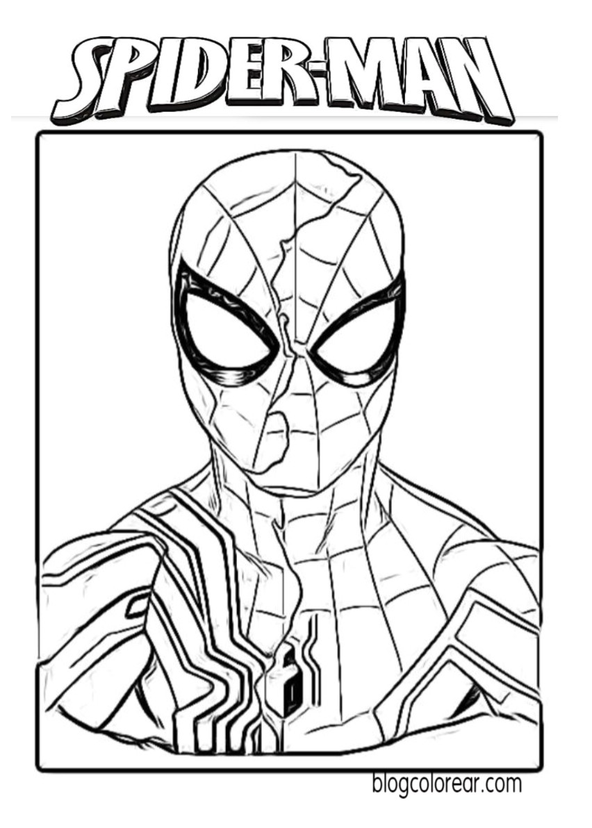 Colorear dibujos Spiderman - Colorear dibujos infantiles