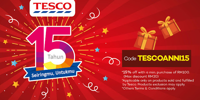 Lazada Malaysia Voucher Code Tesco Anniversary Discount Promo