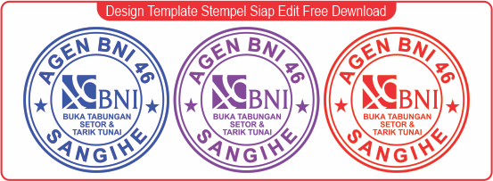 Contoh Stempel Agen BNI 46 Contoh Stempel Bank BNI 46