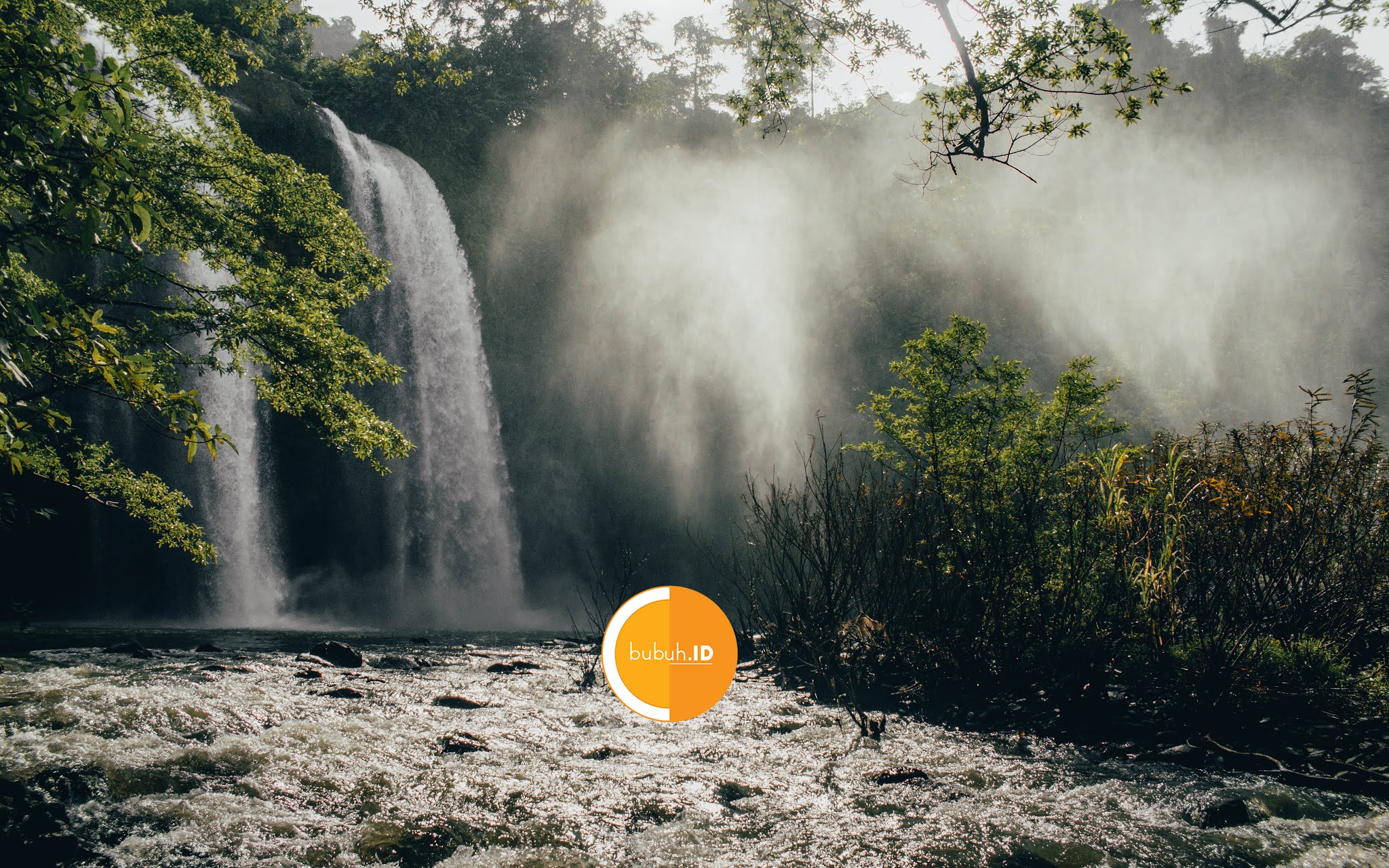 Menikmati pagi di air terjun sodong - cikanteh Ciletuh Palabuhanratu