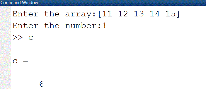 Find Number of Numbers - MATLAB Programming