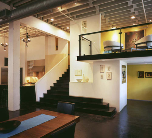 To Apartmet With Modern Interiors And Contemporary Loft Design