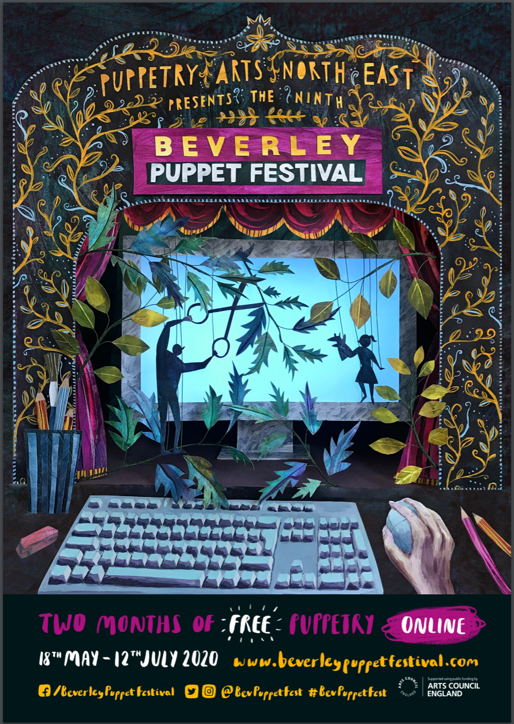 Penny Plain, Twopence Coloured Beverley Puppet Festival Back