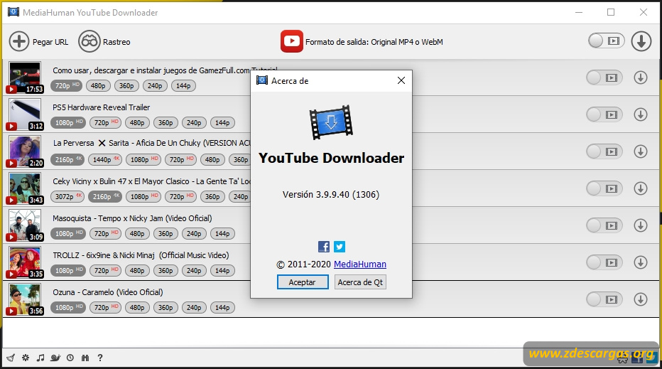 YouTube Downloader Full Español