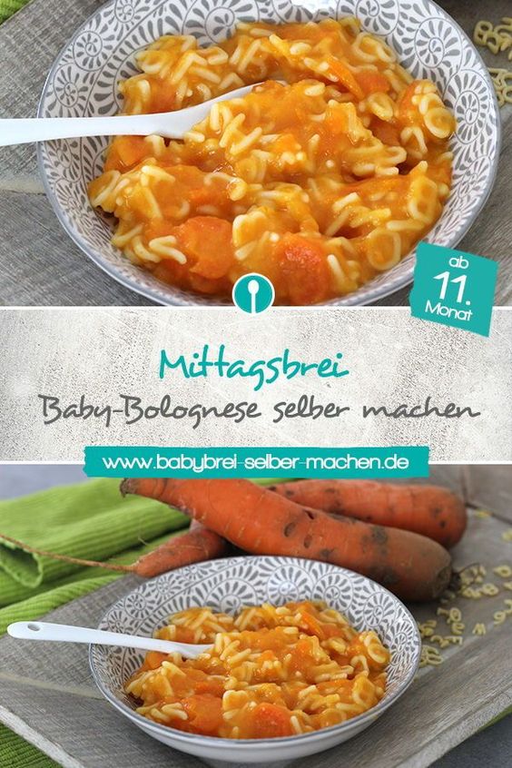 Karotten-Rindfleischbrei mit Buchstabennudeln - My Favorite Recipe