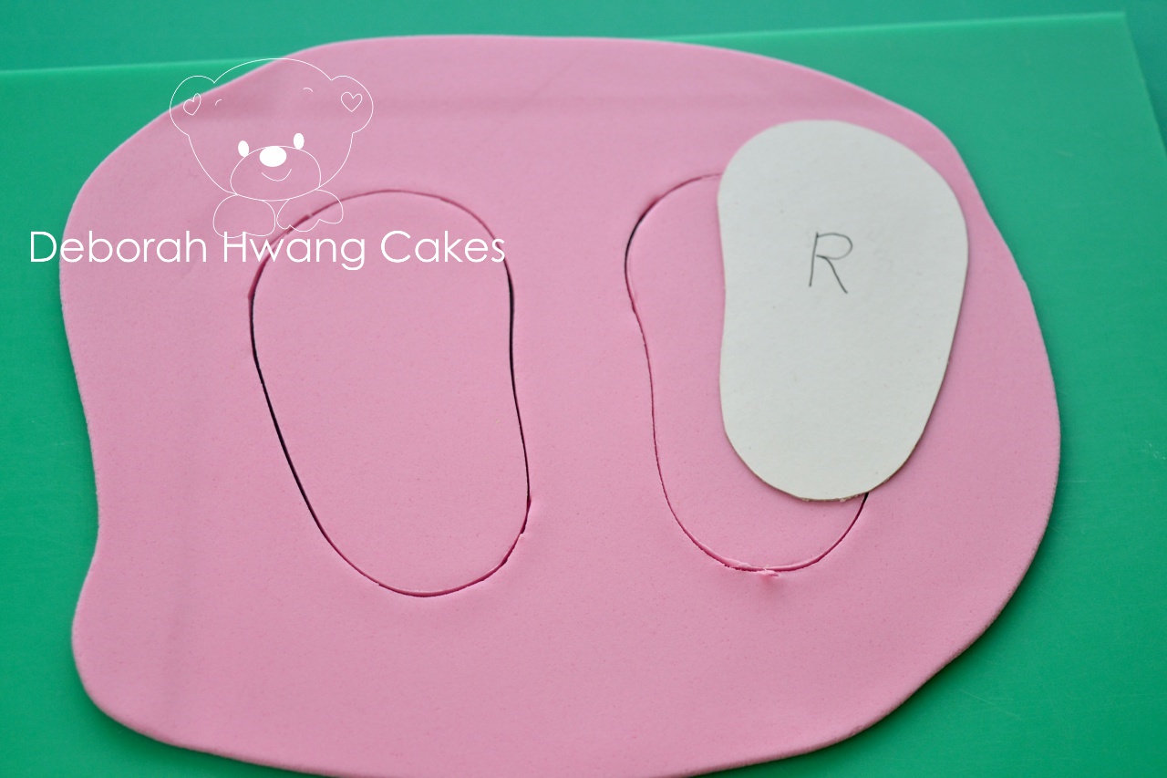How To Make Fondant Baby Sneakers (with Template)