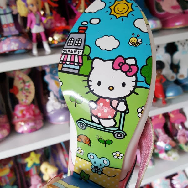sole design on Hello Kitty Sanrio Irregular Choice shoe