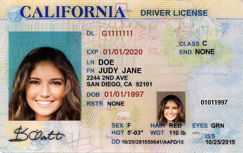 m1 license california test