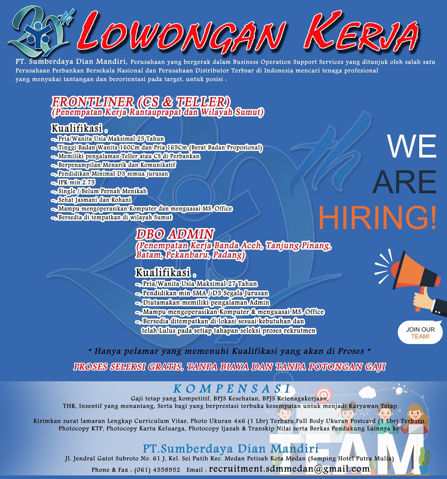 Loker Medan Terbaru Frontliner Admin Di Pt Sumberdaya Dian