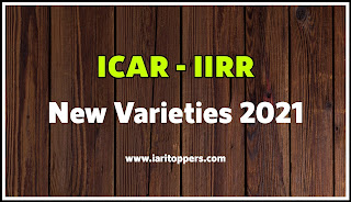 ICAR New Varieties 2021 ICAR New Varieties 2021