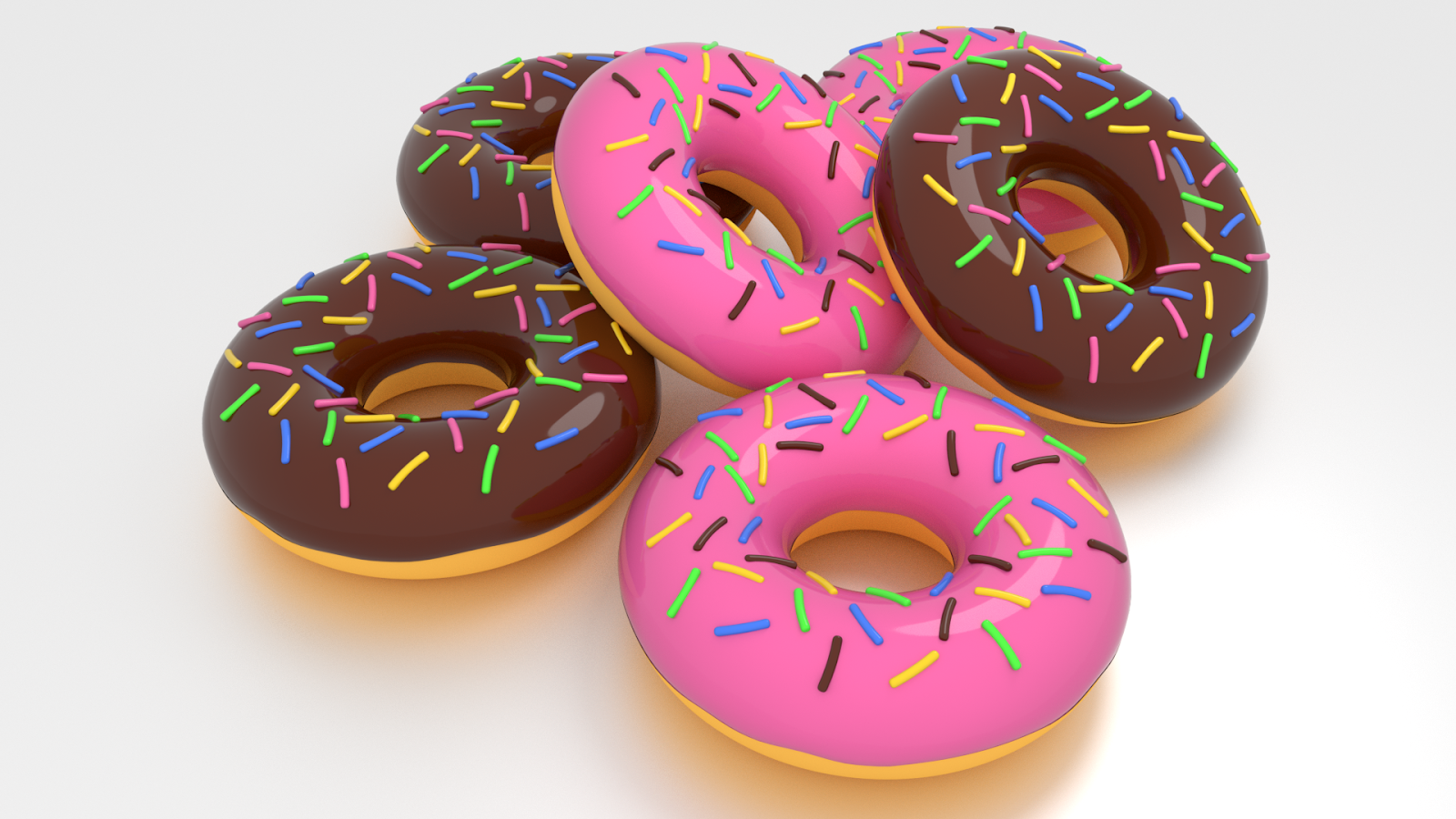 Free 3D Donuts .blend.