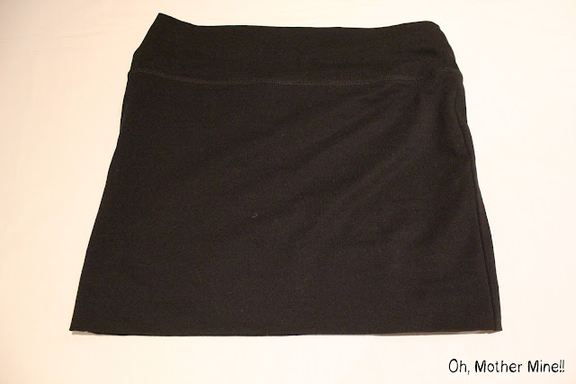 DIY falda con peplum de cuero