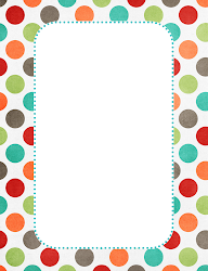 border borders teacher preppy fun dot polka