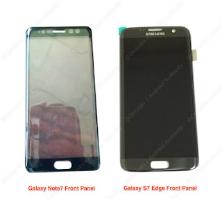 Exclusive: leaked Note 7 front panel confirms iris scanner