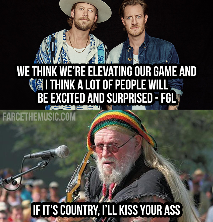 Farce the Music: More More Wednesday Memes: FGL, Coe, Toby Keith