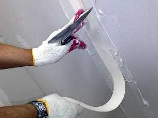 taping drywall