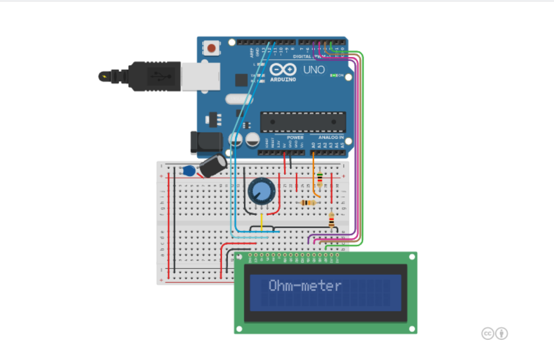 TECNATRON Arduino N° 101 Resistor Meter