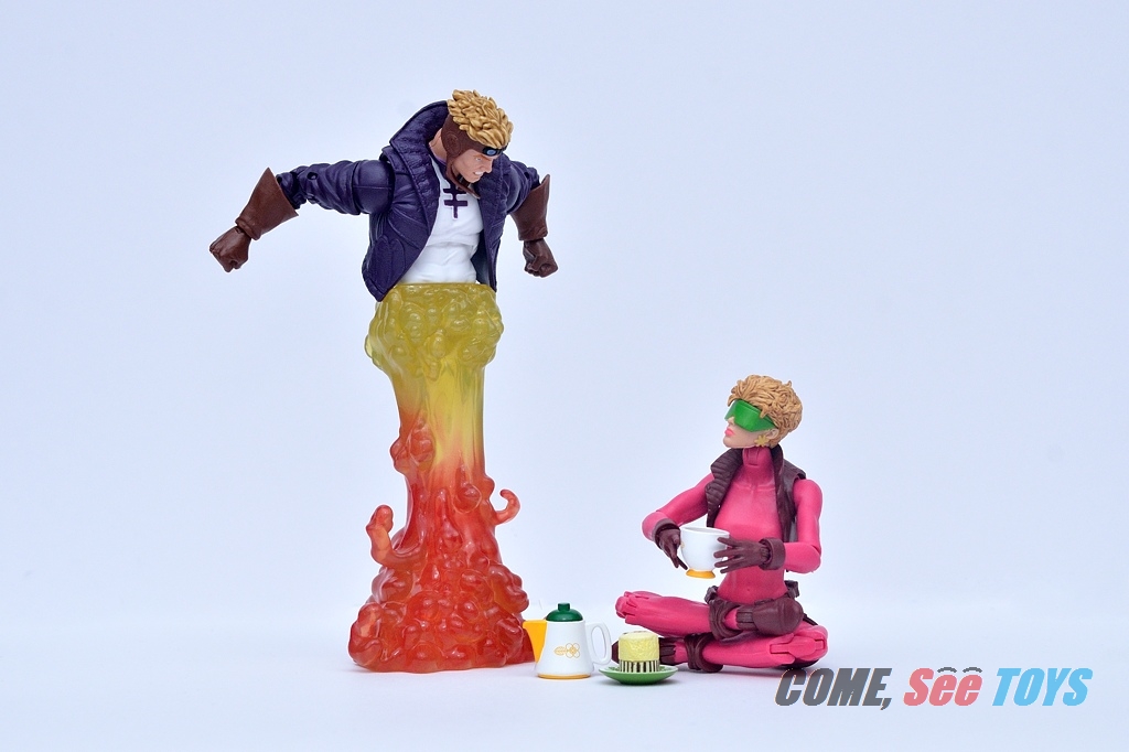 Come, See Toys Marvel Legends Series Boom Boom & Cannonball (Wendigo BAF)