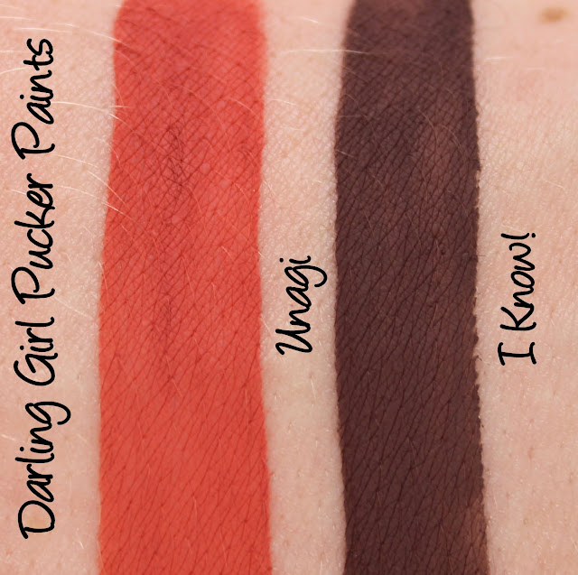 Darling Girl Friends Central Pucker Paints - Unagi and I Know! Swatches & Review