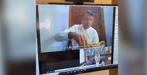 News, National, India, New Delhi, Lawyer, High Court, Video, Viral, Social Media, Trending, Technology, Food, Lifestyle & Fashion, Lawyer Forgot To Turn Off Camera, Caught Eating On Official Call; See Hilarious Reactions