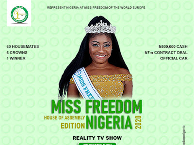 Miss Freedom Nigeria Unveils House Of Assembly Edition 2020