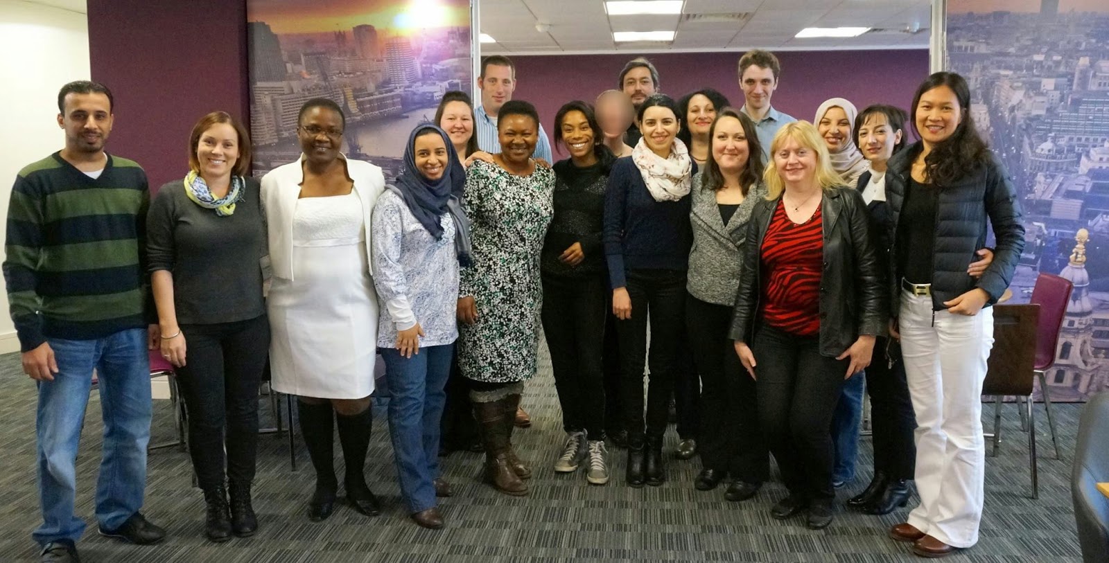 Fakayode in London for Lead Document Controller Training The MAKONITE