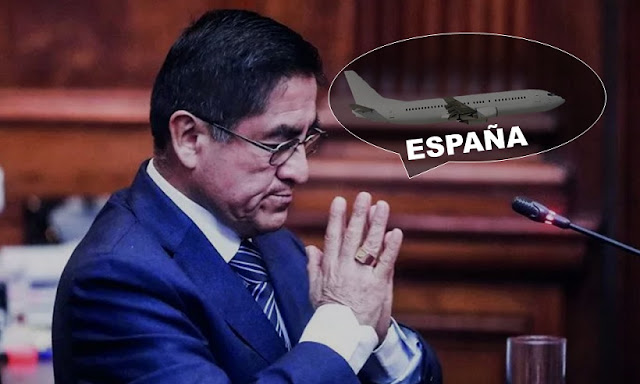 César Hinostroza se fugó a España César Hinostroza se fugó a España