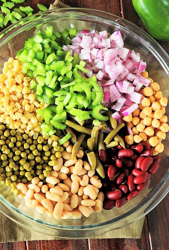 Marinated ManyBean Salad with Corn The Kitchen is My Playground