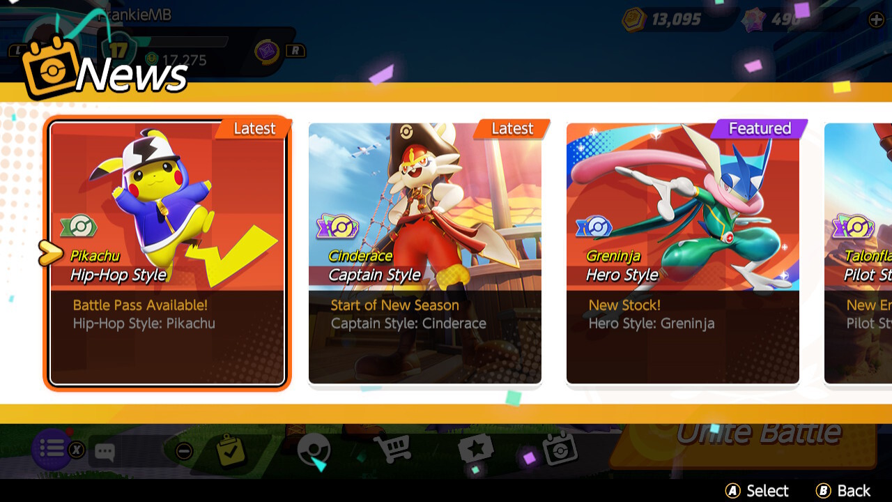 What the Pokémon Unite Battle Pass offers