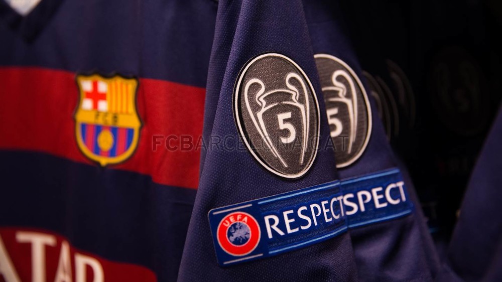 barcelona jersey with champions badge