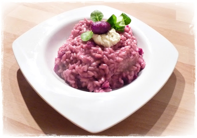 beetroot risotto sweetfire beetroot boursin cheese