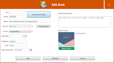 Java Library Edit Book