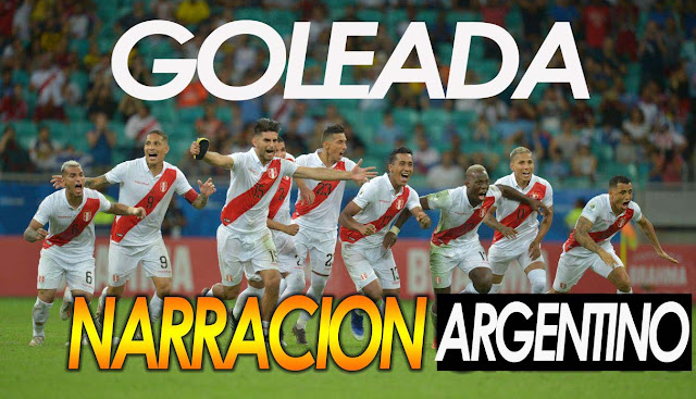 Asi narró periodista Argentino los goles de Perú