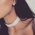 Fancy diamond chocker
