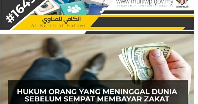 Hukum Orang Yang Meninggal Dunia Sebelum Sempat Membayar Zakat