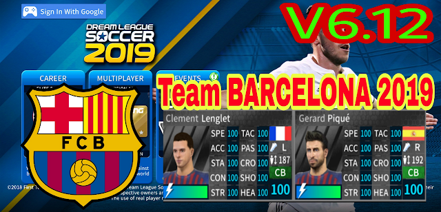 Hack Đội Hình Team Barcelona 2019 Max Chỉ Số 100 Dream ...
