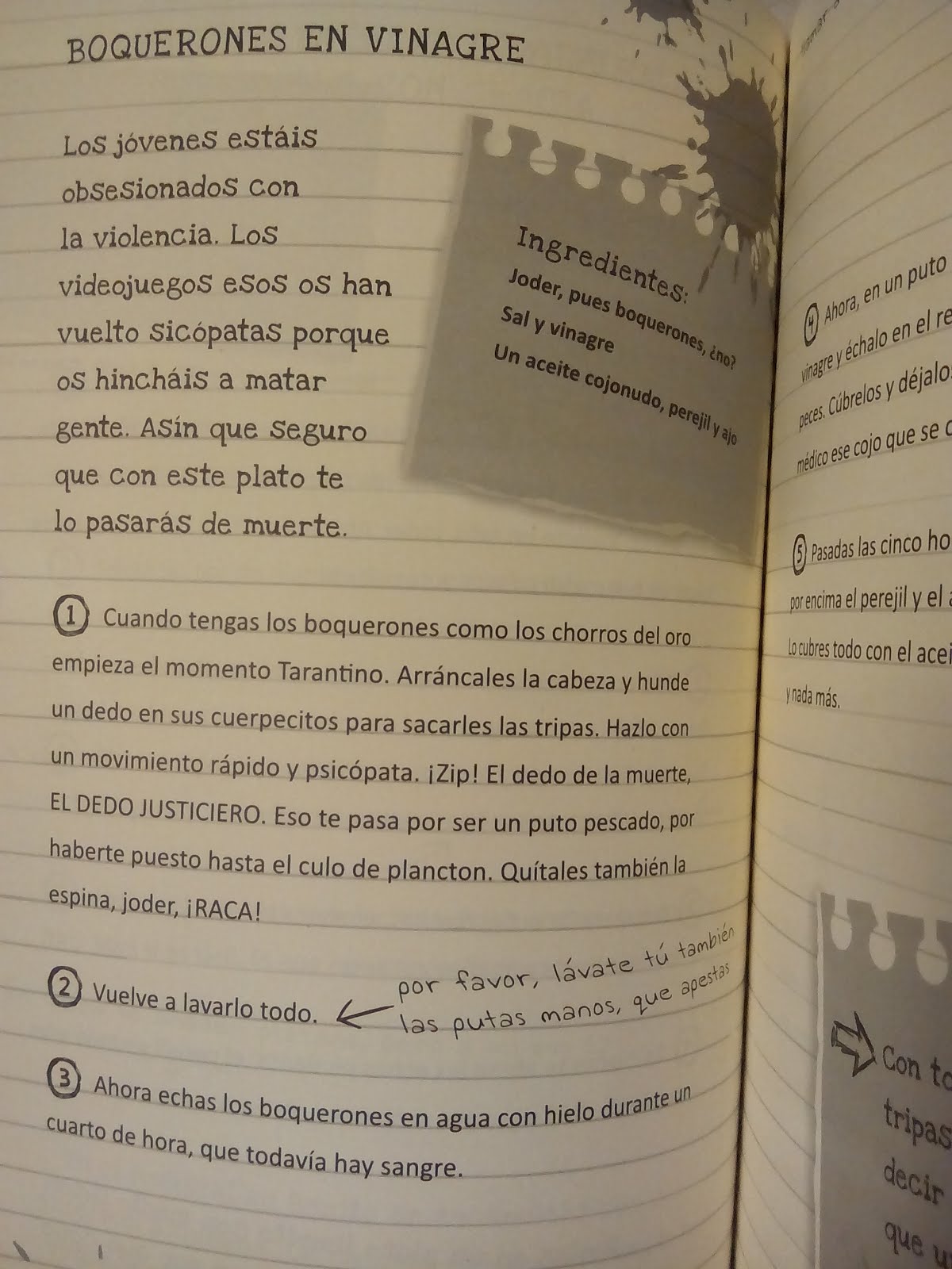 las putas recetas de la yaya