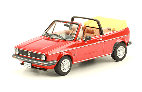 volkswagen Golf Cabriolet 1979 1:43, volkswagen collection, colección volkswagen méxico