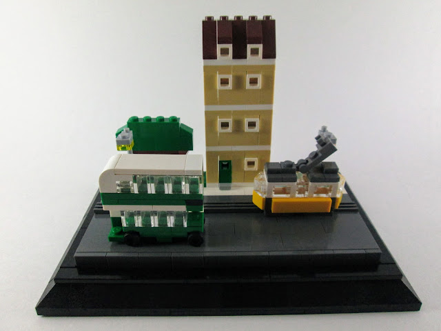 MOC LEGO Rua de Lisboa em micro escala