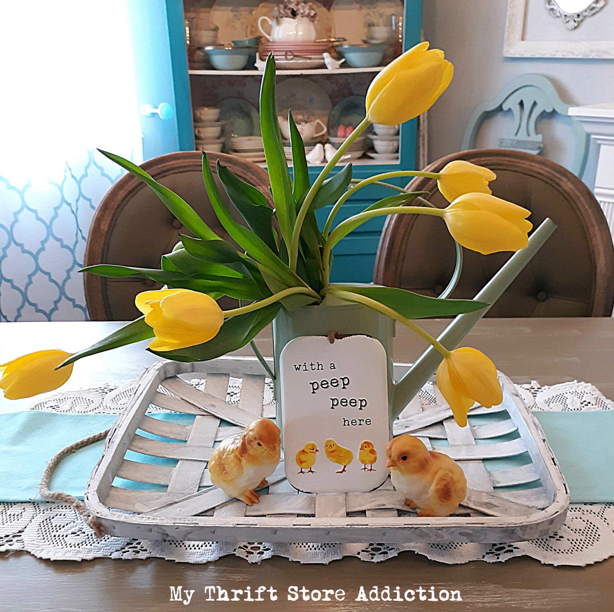 farmhouse centerpieces for spring