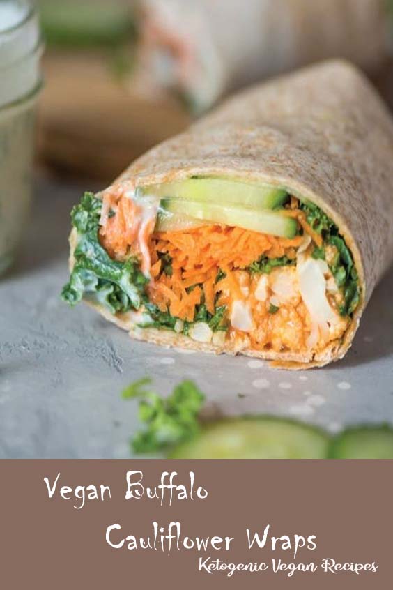 VEGAN BUFFALO CAULIFLOWER WRAPS easy booking