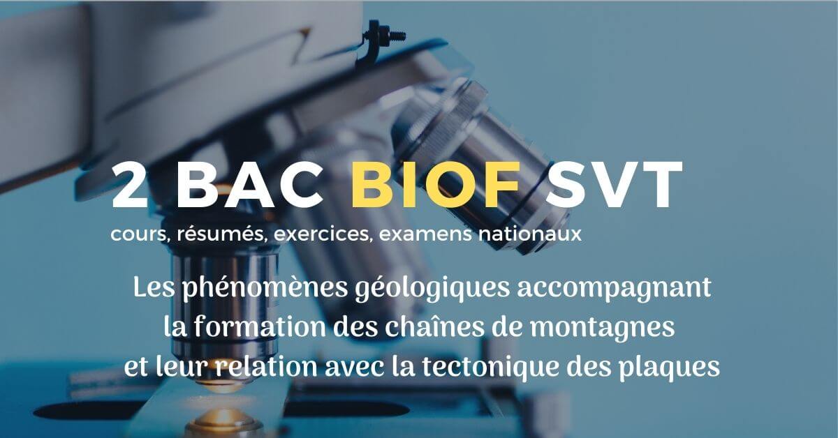 Cours N°1 Les chaînes de montagnes récentes et leur relation avec la tectonique des plaques Cours N°1 Les chaînes de montagnes récentes et leur relation avec la tectonique des plaques