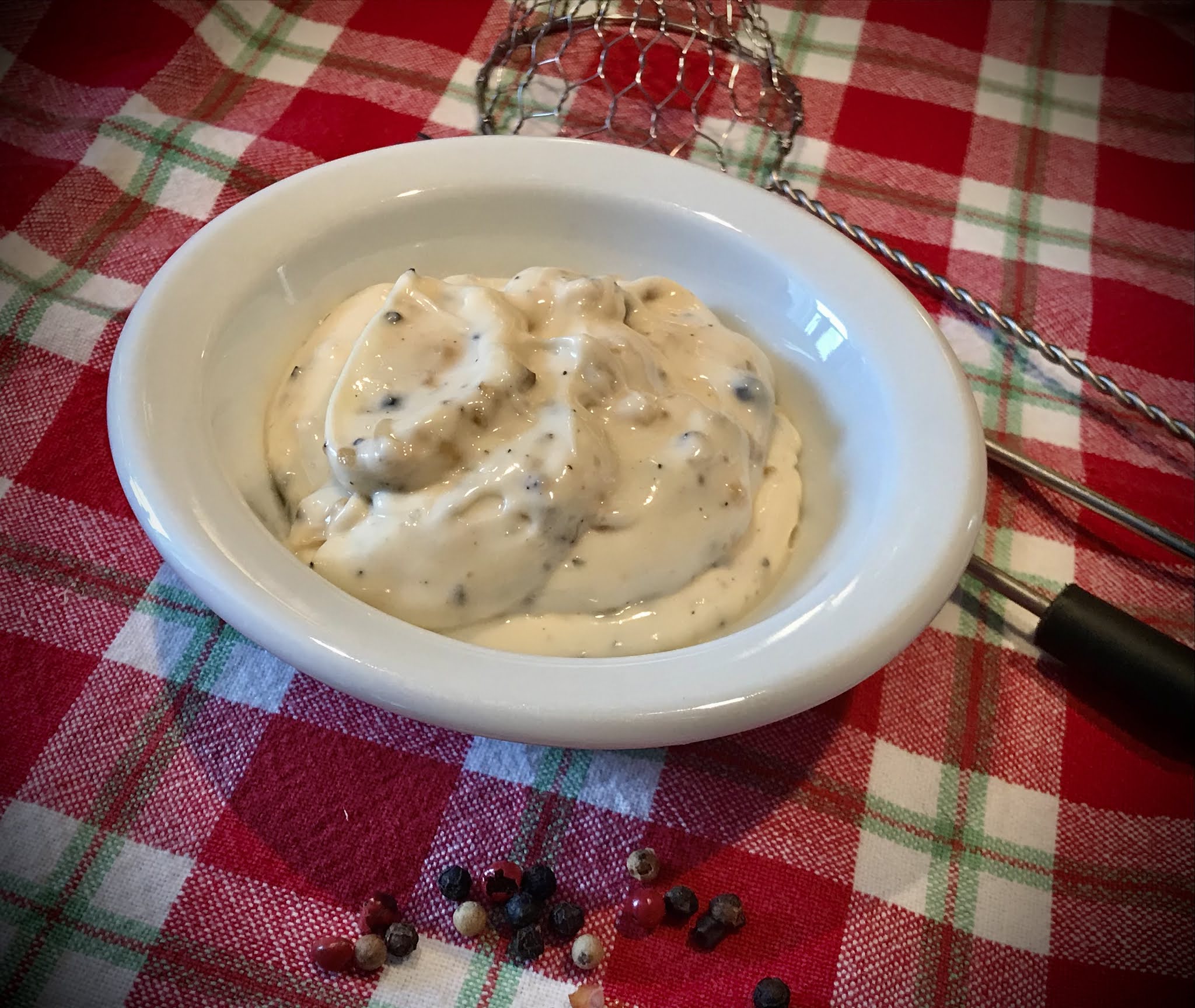 Sauce à fondue ( ail & poivre ;)