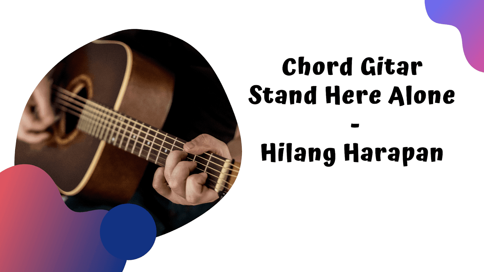 stand here alone hilang harapan