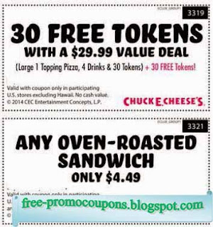 Free Printable Chuck E Cheese Coupons Free Printable Chuck E Cheese Coupons