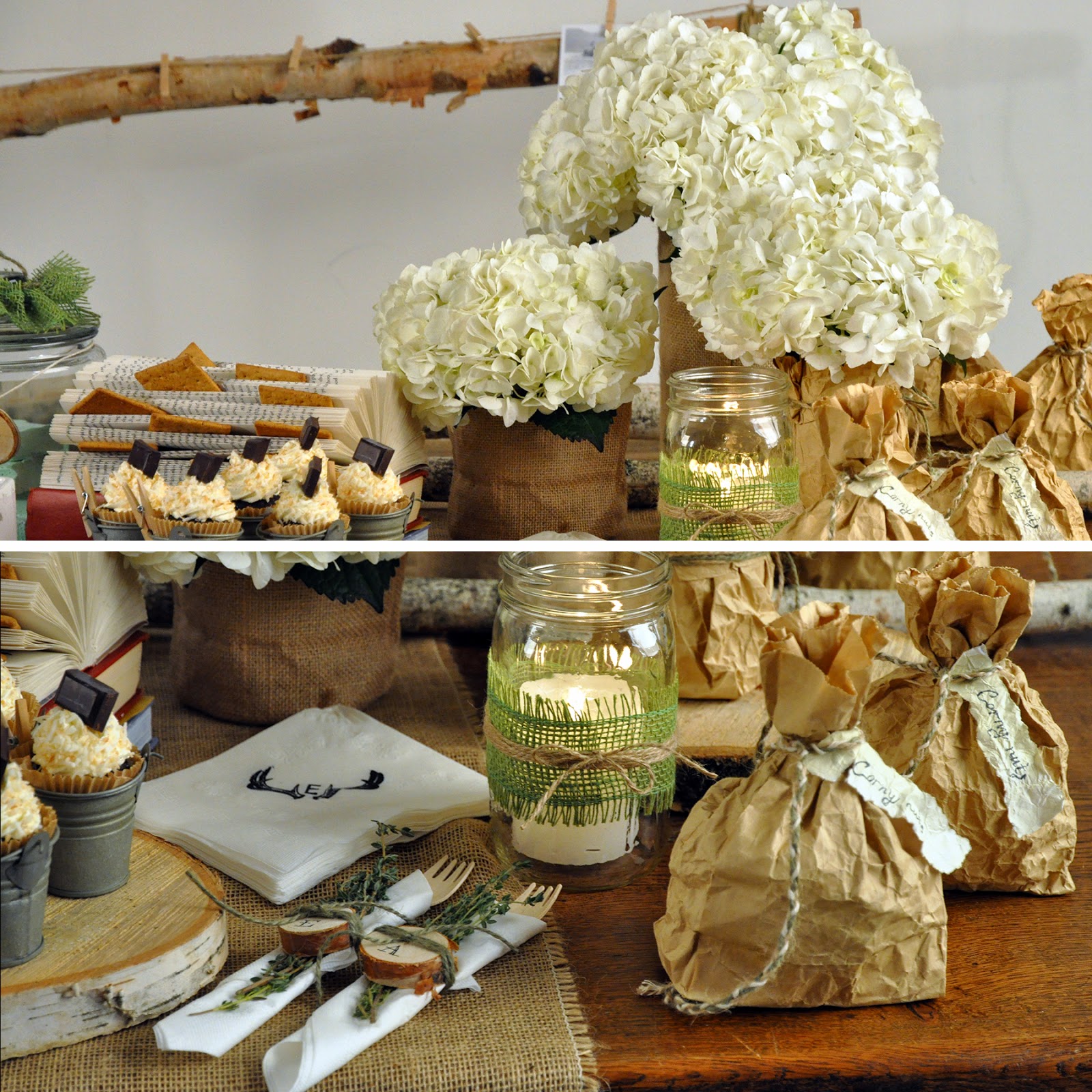 Rustic Outdoor Party ideas | Petite & Sweet | Creative Bag