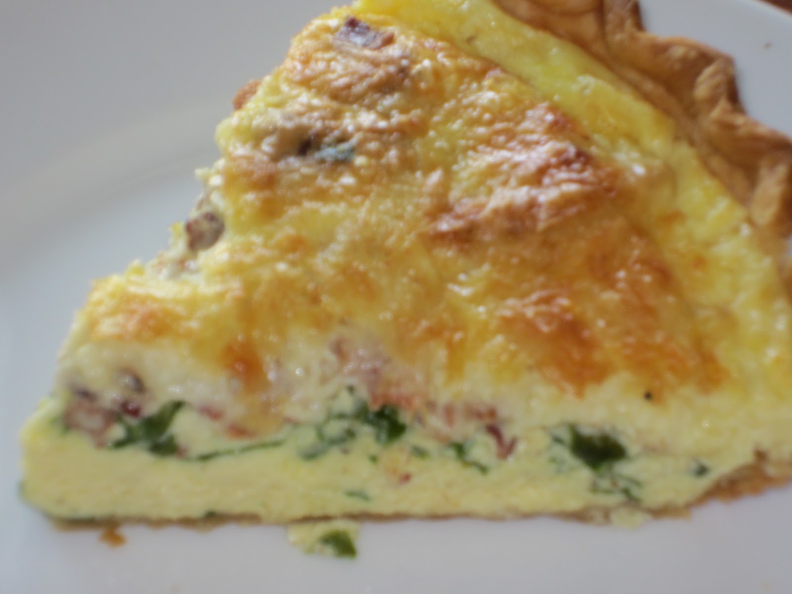 Dawn's Recipes Bacon, Spinach and Swiss Quiche