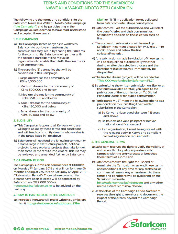 Ndoto Zetu How to Apply Online & Download Application Form