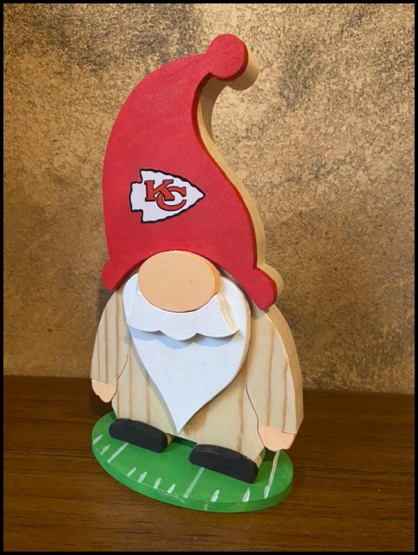 Scrollsaw Mama Gnome to Complete the Set Scroll Saw Pattern.